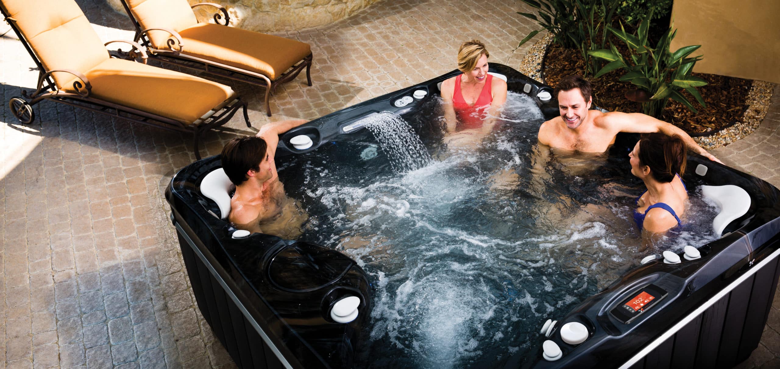 Luxury-level hot tub