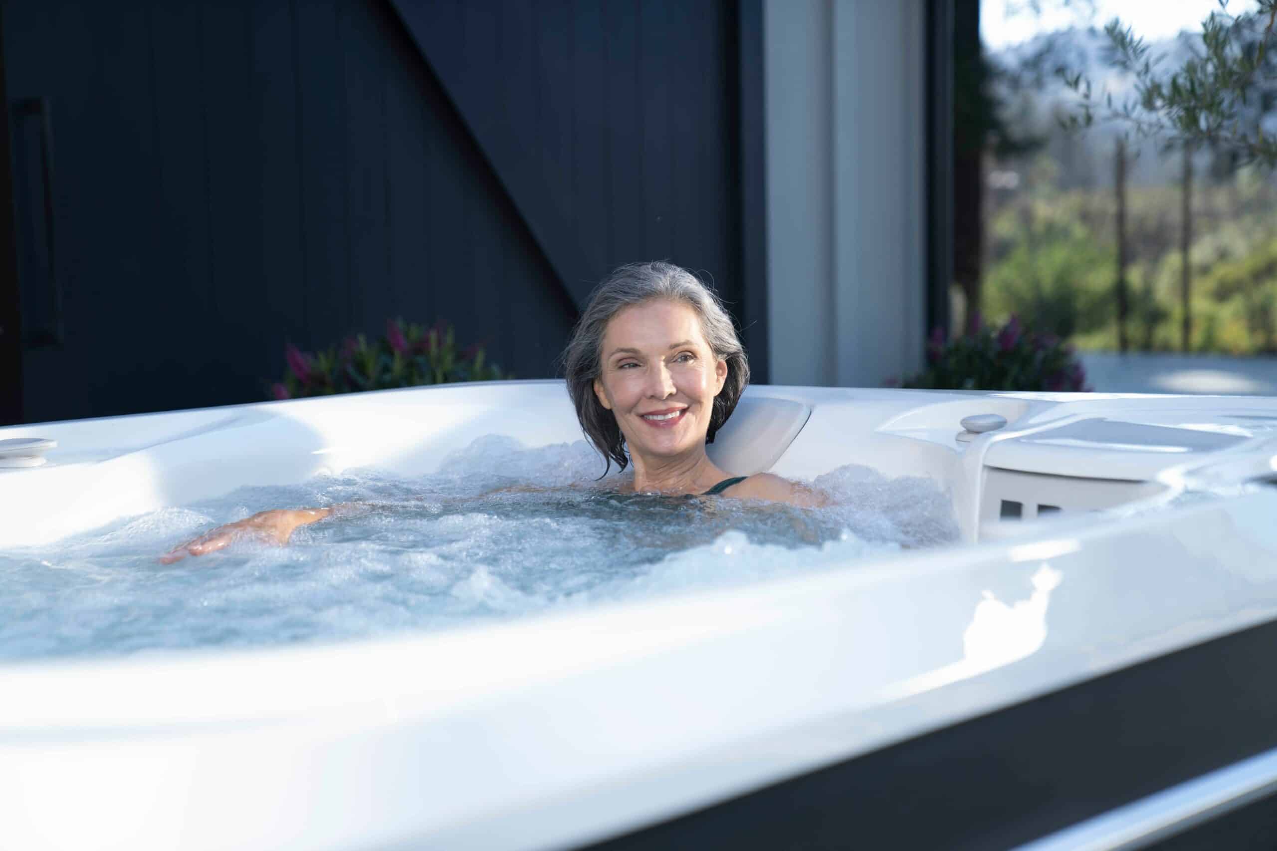 Lose weight with a hot tub.